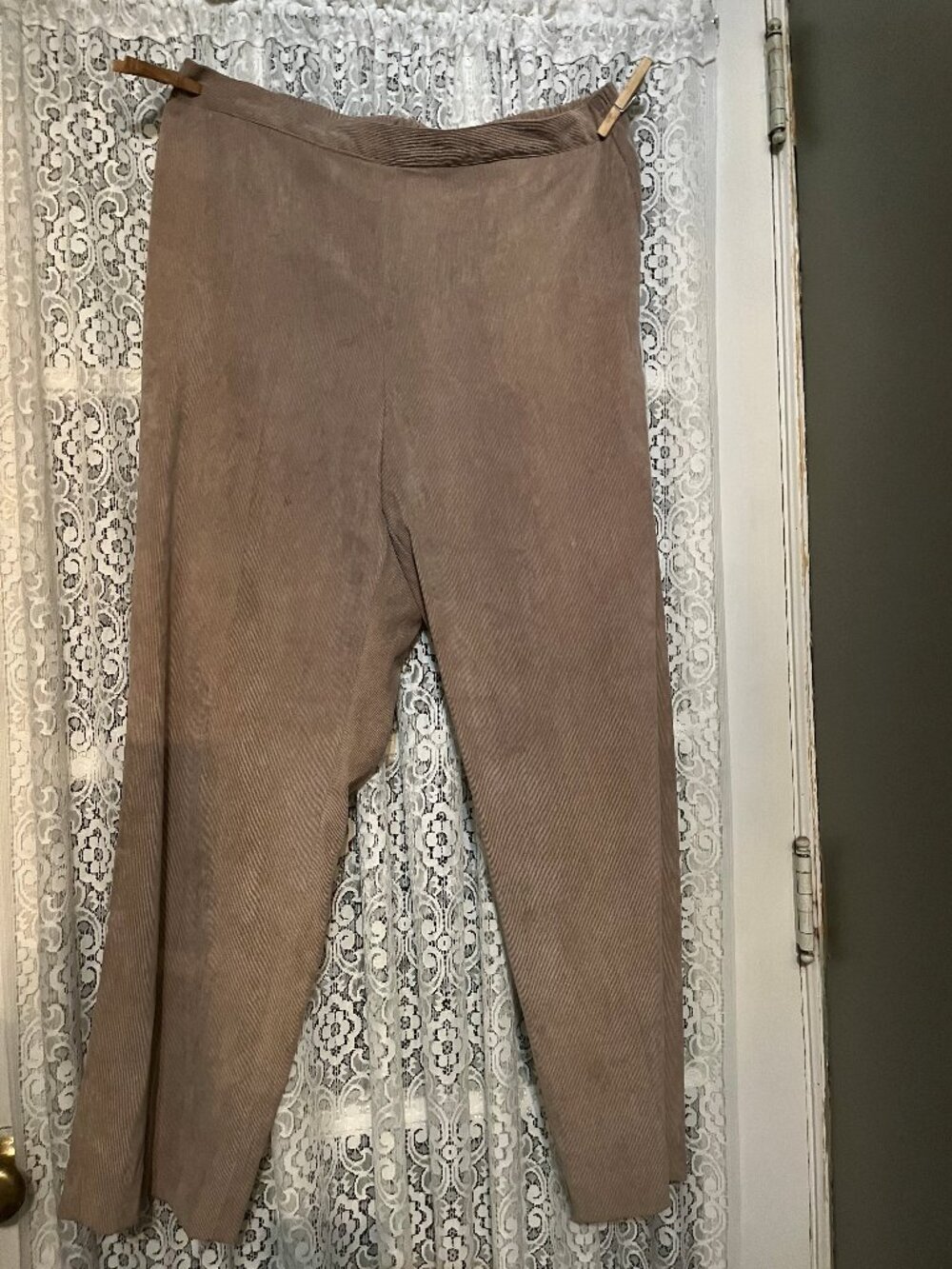 Alfred Dunner Tan Corduroy Slacks